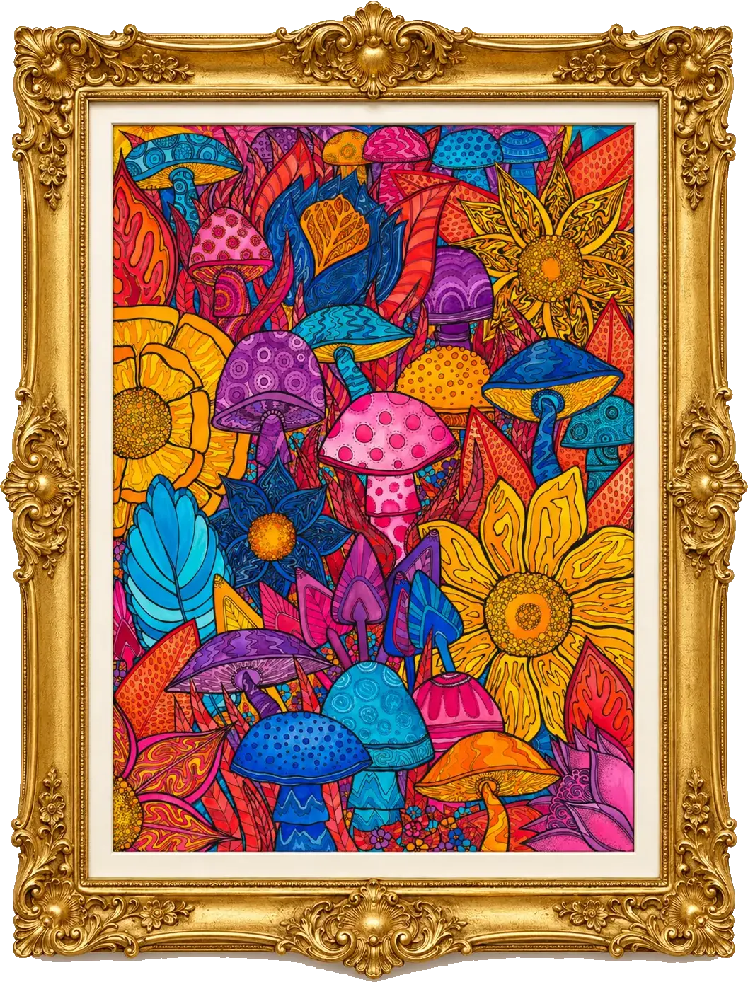 A colourful Vicki art print