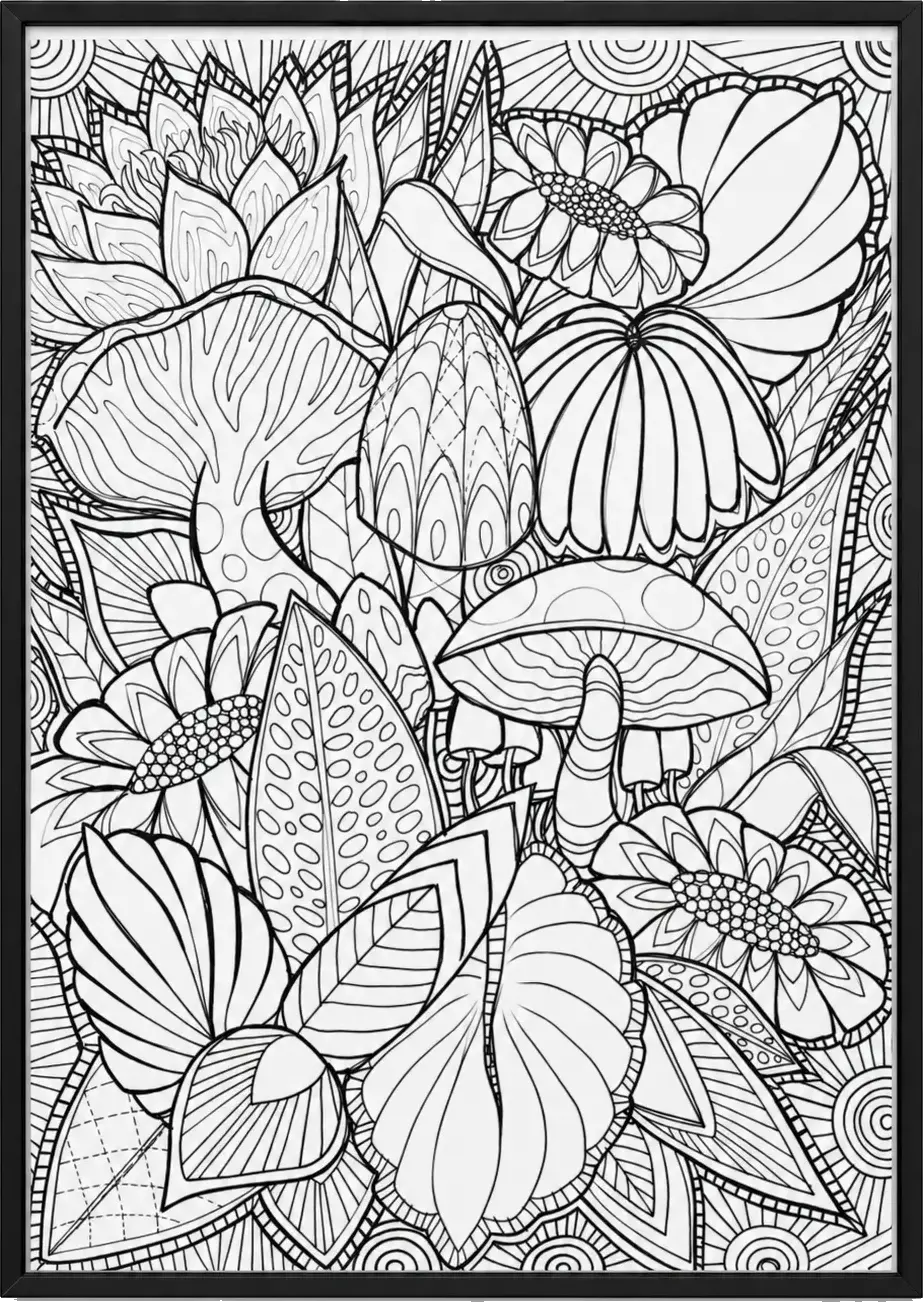 Botanical line drawing by Vicki